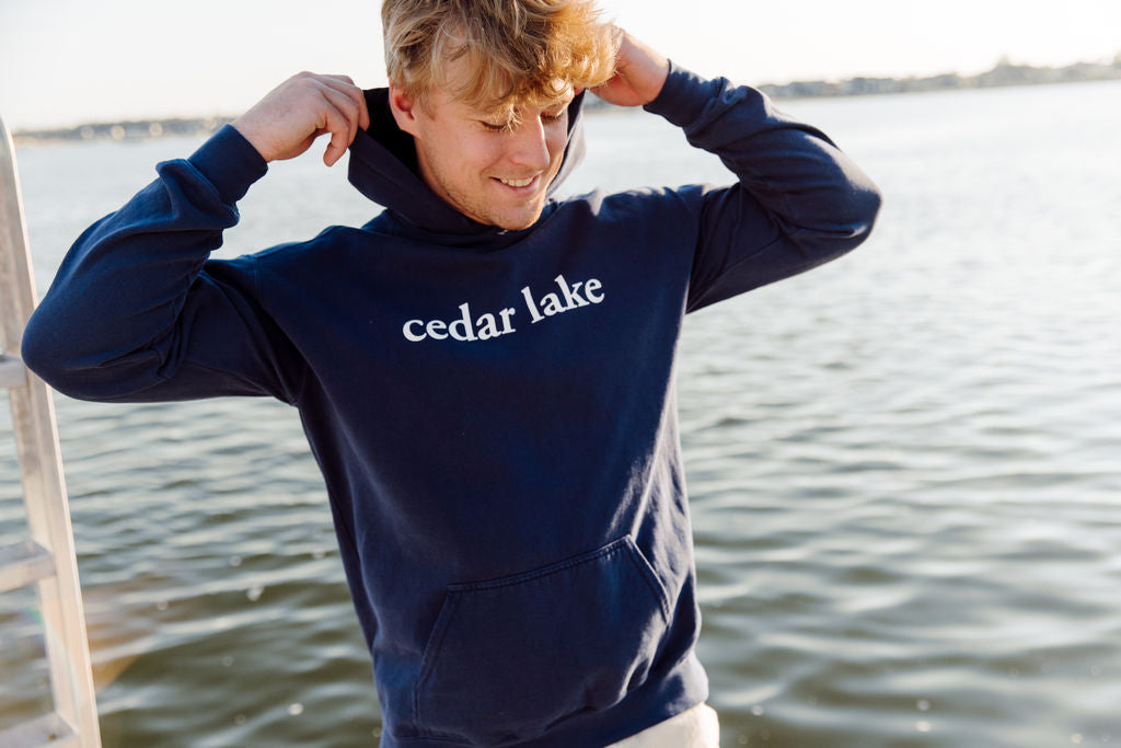 Shoreline Serif Hoodie